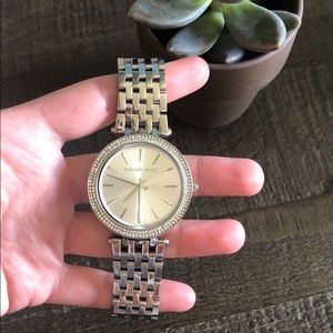 Michael Kors Silver Diamond Watch